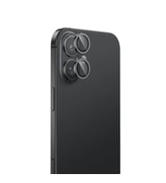 iPhone 16 / 16 Plus Uyumlu Gerçek Safir Lens Koruyucu Görüntü Kalitesini Bozmayan Netlik (Siyah)