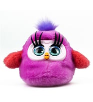 Tiny Furies Fluffy Birds - Koyu Pembe