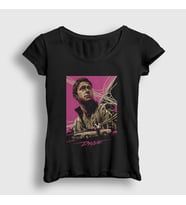 Presmono Kadın Siyah Ryan Gosling Drive T-Shirt 440033tt