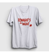 Presmono Unisex Beyaz Tonights The Night Dizi Dexter T-Shirt 514740tt (Beyaz)