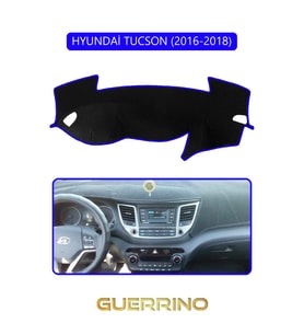 HYUNDAİ TUCSON 2016-2018TORPİDO KORUMA HALISI MAVİ KENAR