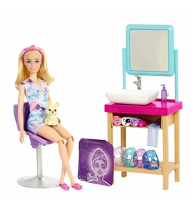 Barbie Işıltı Dolu Spa Günü Oyun Seti