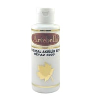Beyaz Akrilik Boya Artebella Beyaz Akrilik Boya 3000 Beyaz 130 ml (Karışık)