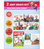 2.Sınıflar İçin Okumayı Sevdiren 10 lu Hikaye Seti 13 (Kitap Okuma Defteri Hediyeli)