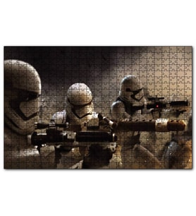 Cakapuzzle  Star Wars Stormtroopers Cephede  Puzzle Yapboz MDF (Ahşap) (120 Parça)