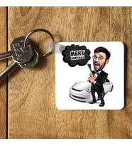 Kişiye Özel Ajan Karikatürlü Anahtarlık
