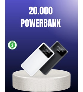 Akıllı Lcd Ekranlı 20.000Mah Pd + Usb + Type-C