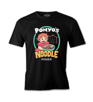 Ponyo's Noodle House Siyah Erkek Tshirt