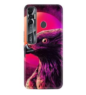 Tecno Spark 6 6 Go 8C 8 Pro 7 7 Spark 9 Pro Kılıf Desemli Silikon Red Eagle 1752