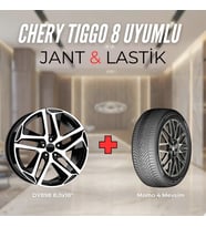 Chery Tiggo8 Uyumlu Momo235/55R18 Dört Mevsim Lastiği 4 adet Yılı:2025+DY898 BD 18"Jant 4 Adet