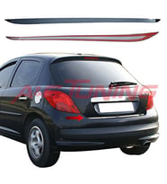 Peugeot 207 Krom Bagaj Alt Çıta Formlu 2006 Üzeri Paslanmaz Çelik