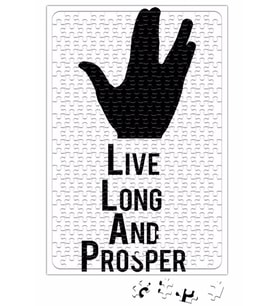 Spock Live Long And Prosper Puzzle 240 Parça Yapboz