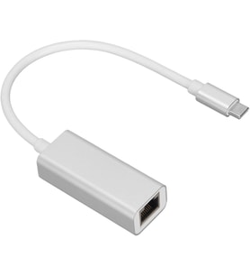 Plentiful Type-C Gigabit RJ45 Ethernet Çevirici 1000Mbps Mac/Win Uyumlu (Gümüş Gri)