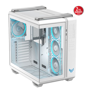 ASUS TUF GAMING GT502 HORIZON Gaming Mid-Tower PC Kasası Beyaz / 90DC0093-B19010
