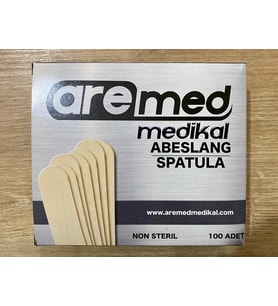 Tahta Dil Basacağı - Abeslang (Spatula) Non Steril 100'Lü Kutu