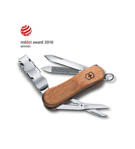 Victorinox 0.6461.63 NailClip Wood 580 Tırnak Makaslı Çakı (Ahşap)