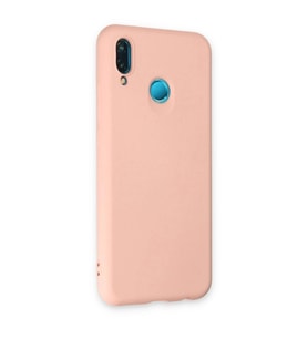 Huawei P20 Lite Kılıf Nano İçi Kadife  - Pudra