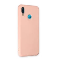 Huawei P20 Lite Kılıf Nano İçi Kadife  - Pudra