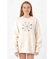 Sense8 Sensates Cluster Ekru Kadın 2ip Sweatshirt