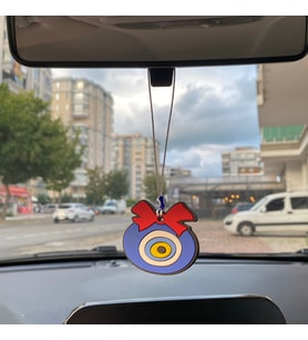 Northcity Nazar Boncuklu Silikon Dikiz Ayna Süsü