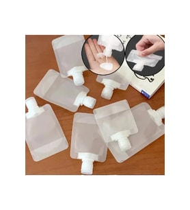 3 Adet 100ml Krem Şampuan Kabı Tekrar Kullanılabilir Set