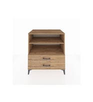 Kronos Şifonyer 2 Raflı 2 Çekmeceli 88x59x96 Çam-Çam