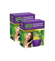 Akzer Civan Perçemli & Hayıt Tohumlu Karışık Bitki Çayı (2 Paket) (60*2'li Süzen Poşet) (100*2 G