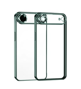 iPhone 17 Air Kamera Korumalı Lensli Silikon - Yeşil