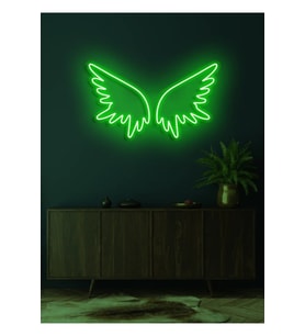 Kanat Figürlü Neon Tabela