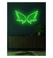 Kanat Figürlü Neon Tabela