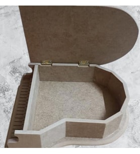 Hobi ADN 90274 Dekoratif Piyano Kutu Ayaklı Ahşap MDF HAM CNC Kesim MODEL El Yapı