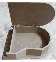 Hobi ADN 90274 Dekoratif Piyano Kutu Ayaklı Ahşap MDF HAM CNC Kesim MODEL El Yapı