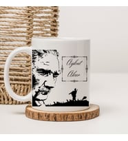 Kişiye Özel Atatürk Silüetli İsimli Kupa Bardak
