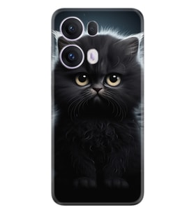 Oppo Reno 13F Kılıf Boutique Baskılı Resimli Tombul Kedi Pcode -003