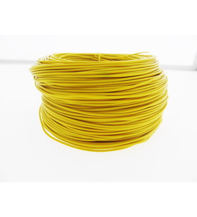  Yumuşak Silikon Nyaf Kablo 1.5mm  SARI 1 mt