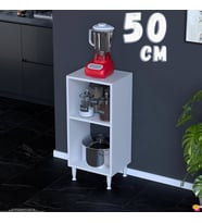 Eliusta Vira Çok Amaçlı Mutfak Standı 50x87x32 cm Kahve Köşesi Düzenleyici Raf Açık Kiler