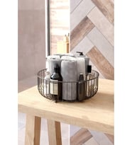 Teknotel Metal Organizer Sepet Meyve Sepeti Mat Siyah MG528