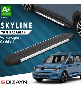 VW Caddy 4 Skyline Aluminyum Yan Basamak 193 Cm 2020 Üzeri A+ Kalite