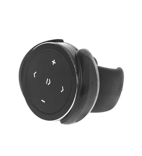 Kablosuz Bluetooth Medya Araç Direksiyon Uzaktan Kumanda Taşınabilir Müzik Çalar Siyah
