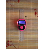 Led Işıklı Zikirmatik 1 Adet (Pembe)