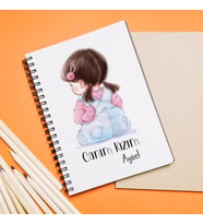 Canım Kızım Tasarımlı Defter Kişiye Özel