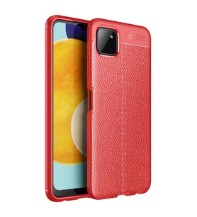 Samsung Galaxy A22 Kılıf Auto Focus Kapak - Kırmızı
