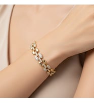 XUPİNG JEWELRY PETEK MODEL ZİRKON TAŞLI BİLEKLİK