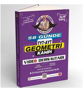 58 Günde Tyt Ayt Geometri Kampı Video Ders Kitabı Bıyıklı Yayın