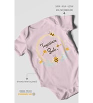 Teyzesinin Balı Kısa Kollu Bebek Body %100 Pamuk