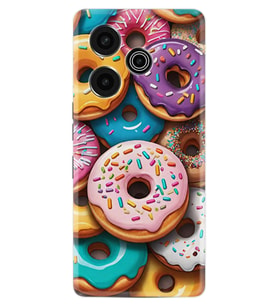 Pova 6 Pro (LI9) Kılıf Boutique Baskılı Resimli Donut Pcode -031