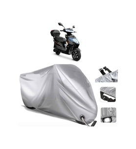 Yuki Yk-35 Luna Elektrikli Arka Çanta (bağlantı Tokalı) Uyumlu SolarBlock  Motosiklet Brandası (Siyah)