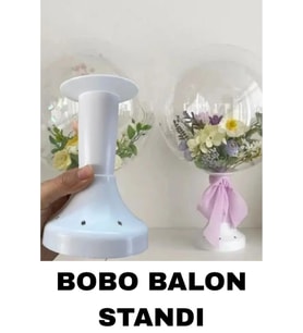 ŞEFFAF BALON STANDI ÇİÇEK STANDI ŞIK HEDİYE KUTUSU ŞEFFAF BALON