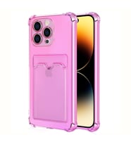 Microsonic Apple iPhone 14 Pro Max Card Slot Shock Kılıf Pembe