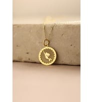 Kişiye Özel Tasarım Deniz Kızı Kolye 925K Gümüş (Gold)